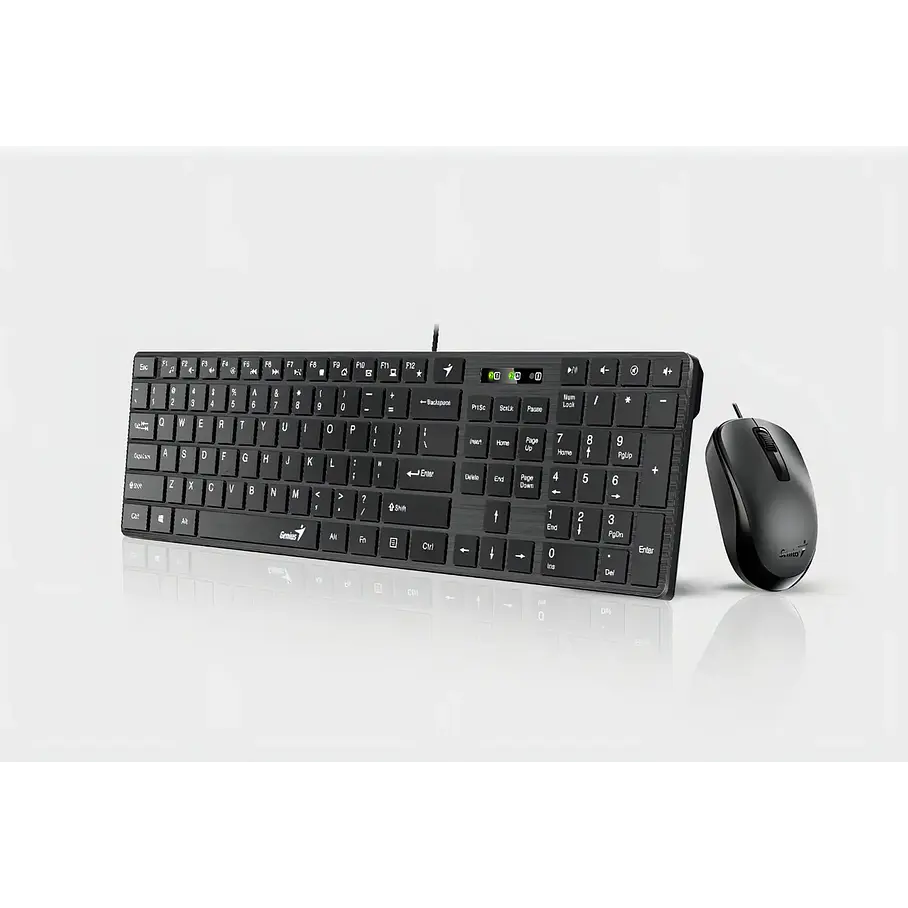 Kit Teclado + Mouse Copilot Usb Genius Slimstar C126 Negro SLIMSTAR-C126 3