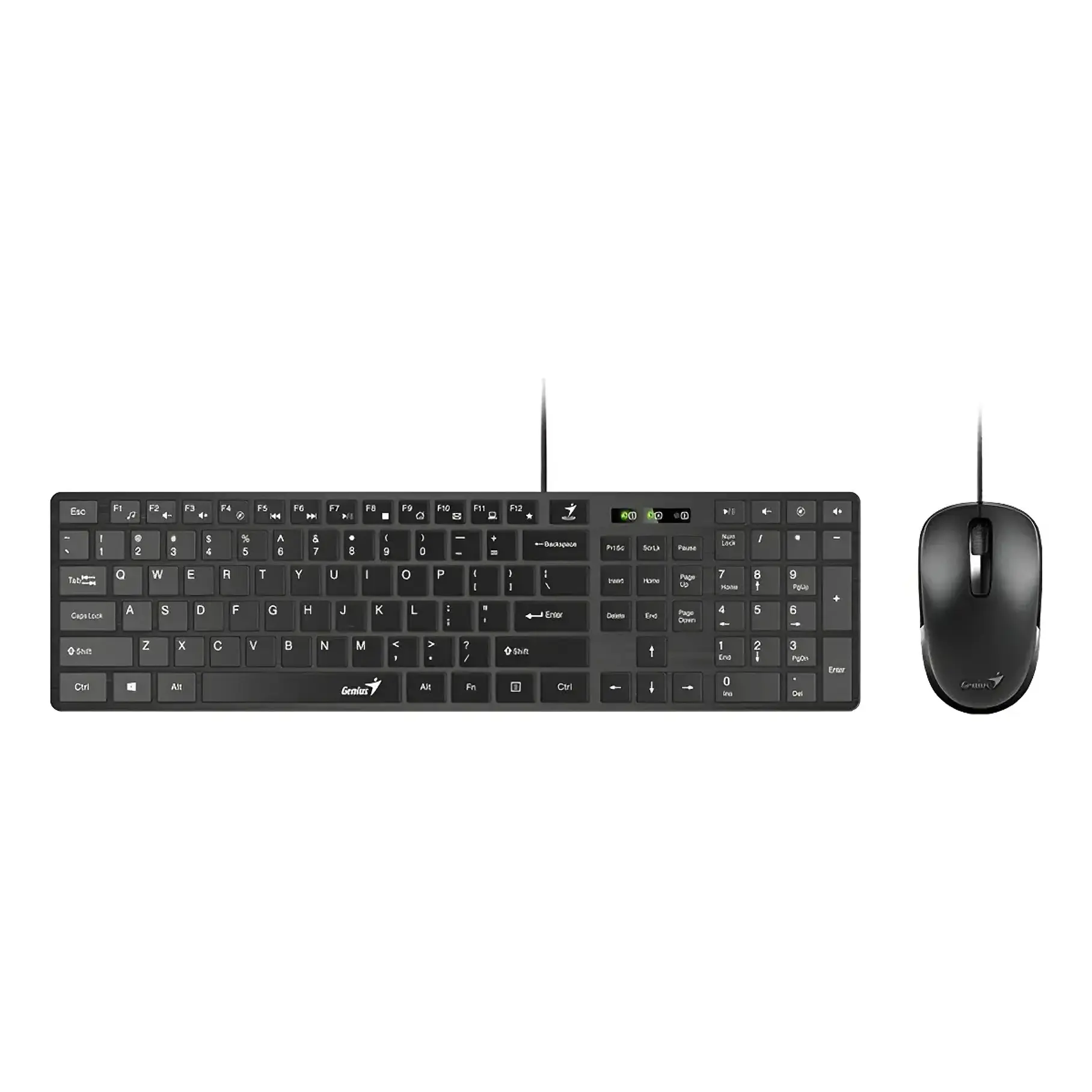 Kit Teclado + Mouse Copilot Usb Genius Slimstar C126 Negro SLIMSTAR-C126 2