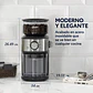 Molinillo Café Oster Automático De Muelas 18 Configuraciones Gris - Miniatura 5
