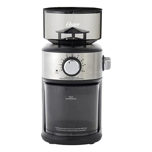 Molinillo Café Oster Automático De Muelas 18 Configuraciones Gris