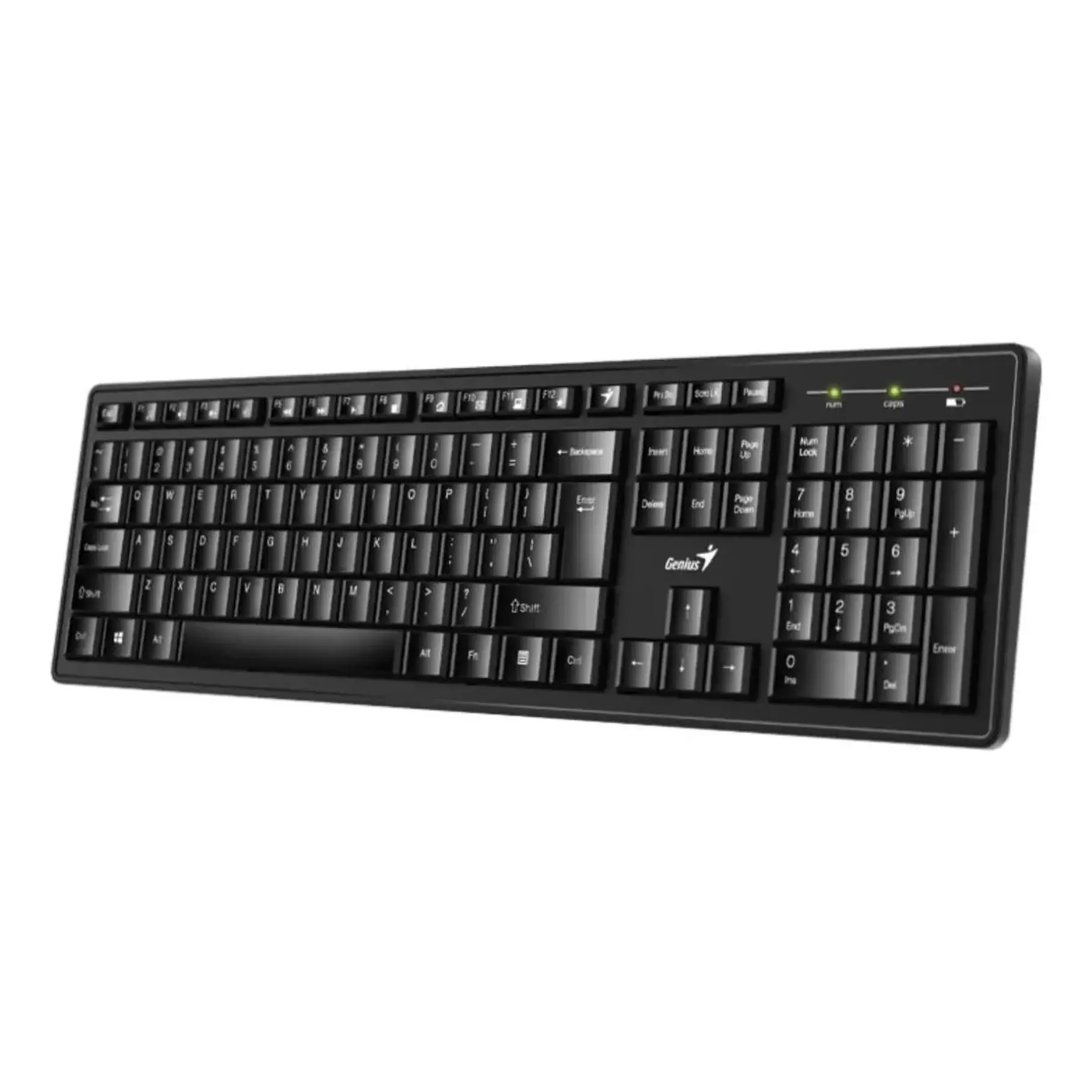 Kit Teclado Mouse Inalámbrico Genius KM-8200 Negro Inglés US Silencioso 4