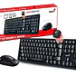 Kit Teclado Mouse Inalámbrico Genius KM-8200 Negro Inglés US Silencioso - Miniatura 1