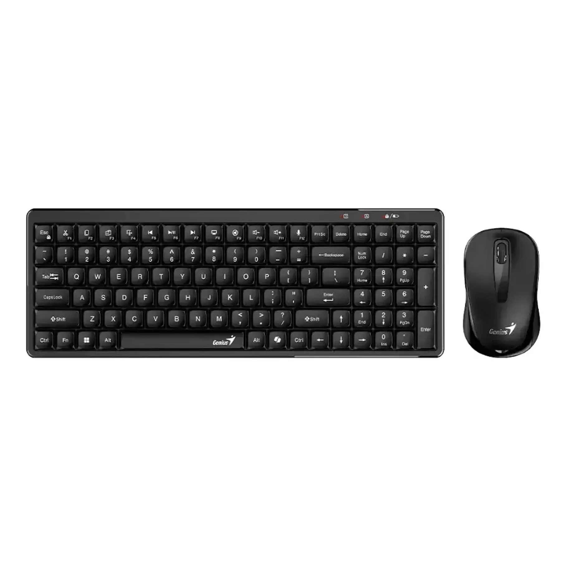 Kit Teclado y Mouse Genius Q8100 Inalámbrico en Español Negro 1