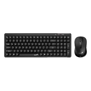 Kit Teclado y Mouse Genius Q8100 Inalámbrico en Español Negro