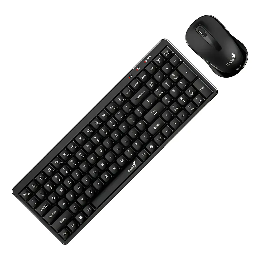 Kit Teclado y Mouse Genius Q8100 Inalámbrico en Español Negro 4