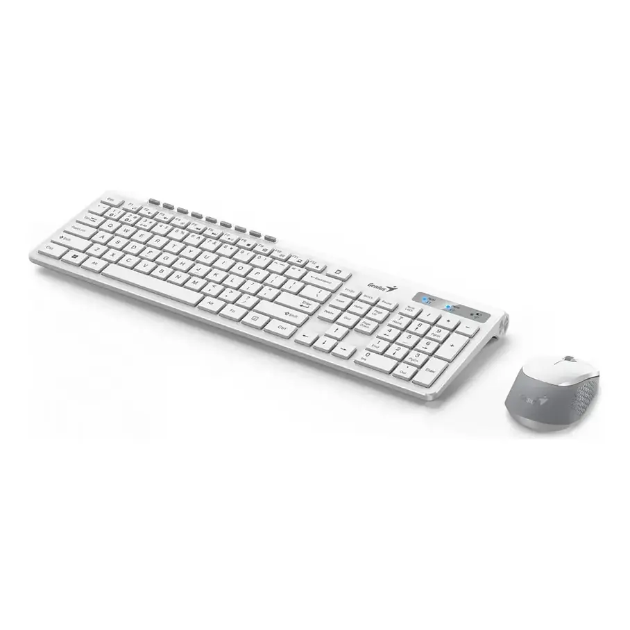 Kit Teclado y Mouse Genius Slimstar 8230 Inalámbrico en Español Copilot Ai 1 2