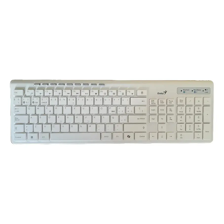 Kit Teclado y Mouse Genius Slimstar 8230 Inalámbrico en Español Copilot Ai 1 4