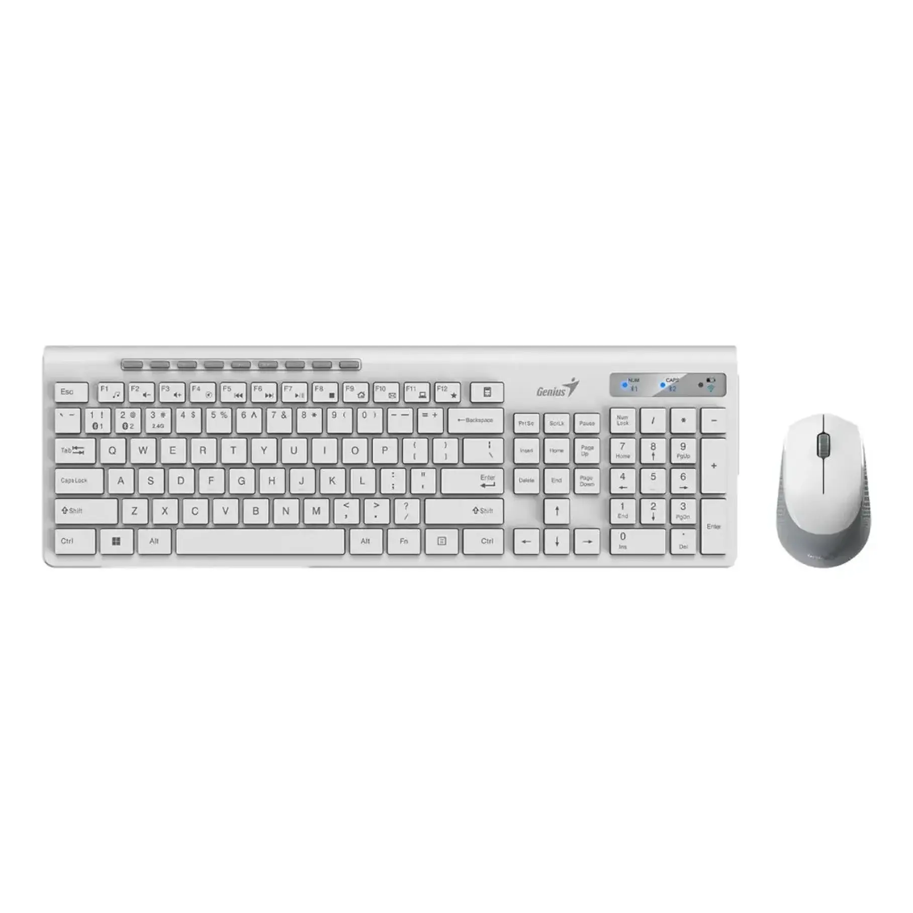 Kit Teclado y Mouse Genius Slimstar 8230 Inalámbrico en Español Copilot Ai 1 5