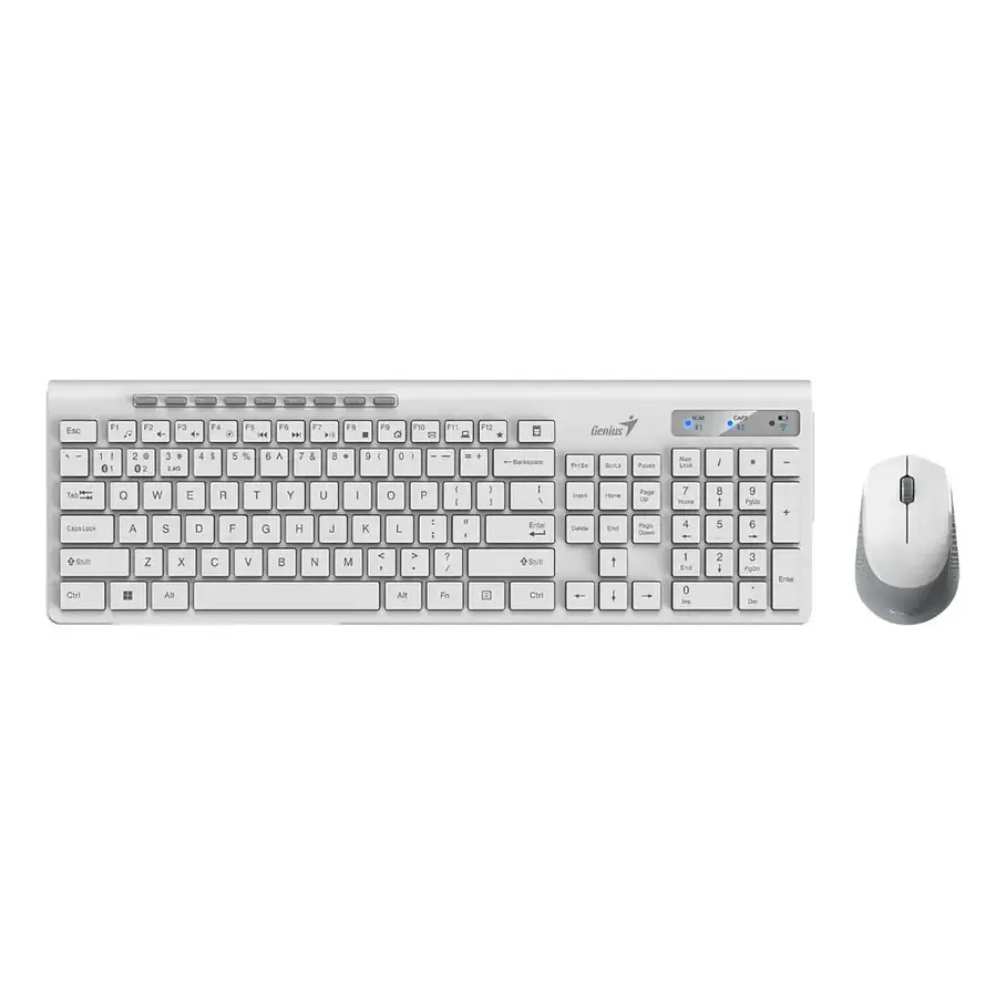 Kit Teclado y Mouse Genius Slimstar 8230 Inalámbrico en Español Copilot Ai 1 5