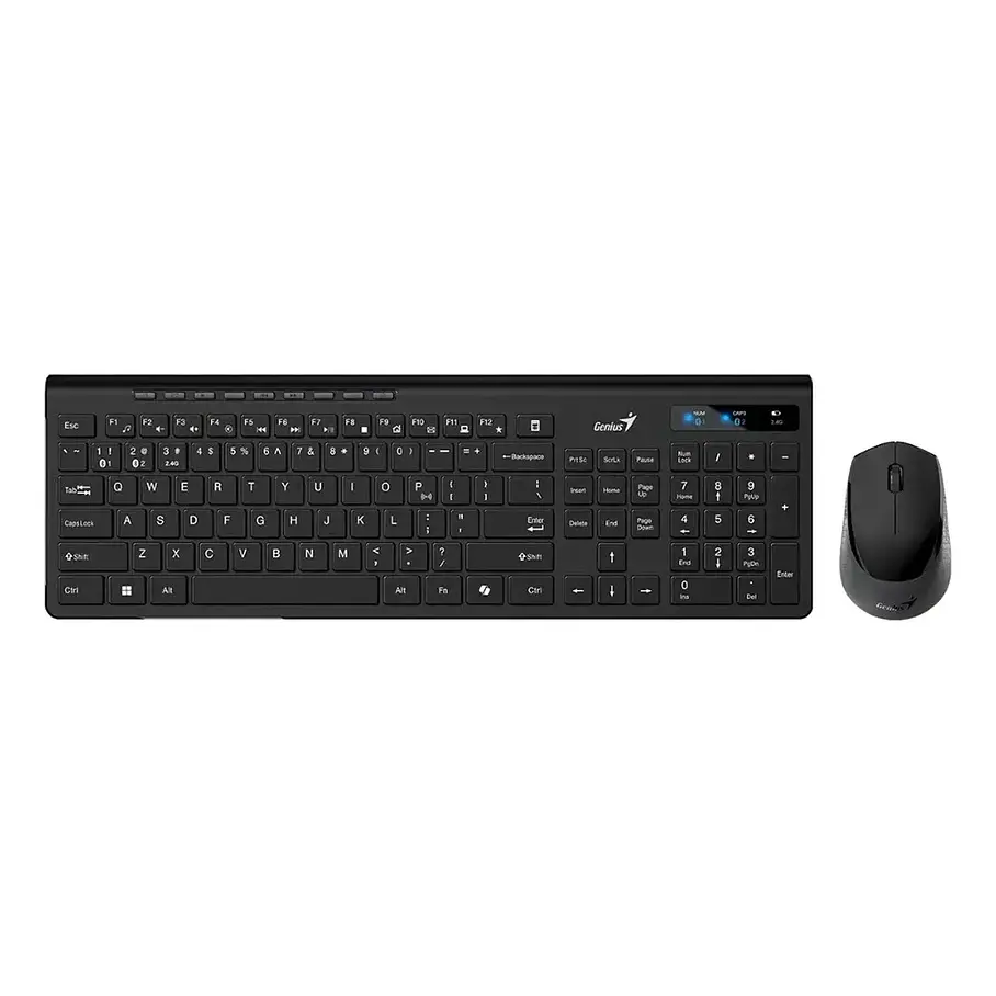 Kit Teclado y Mouse Genius Slimstar 8230 Inalámbrico en Español Copilot Ai 1 8