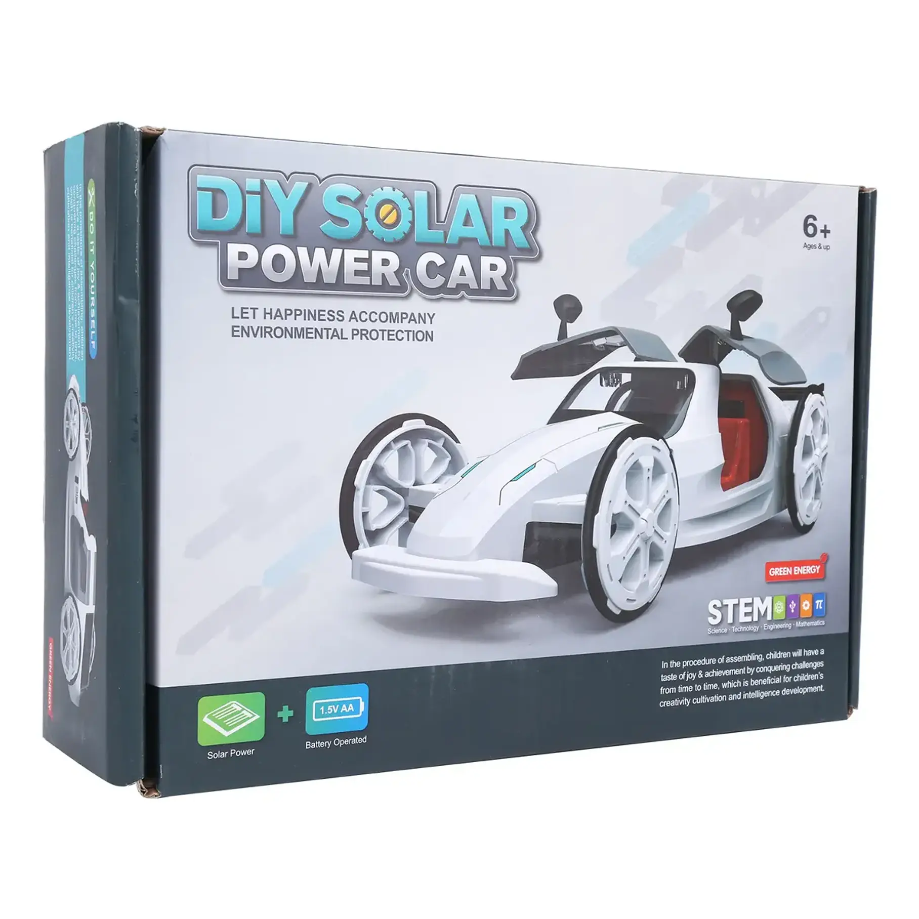Carro Card Juguetes Deportivos Solares Ensamblados Educativos Carro Para Armar Carro Armable  9