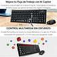 Kit Teclado y Mouse Genius KM-100SE Negro Para PC Con Cable USB - Miniatura 3