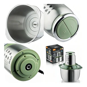 Procesadora De Alimentos Raf 5L Gris Oscuro 1000W Con Función Pulsar