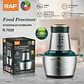 Procesador De Alimentos Raf 1000w 2l Acero Inoxidable - Miniatura 6