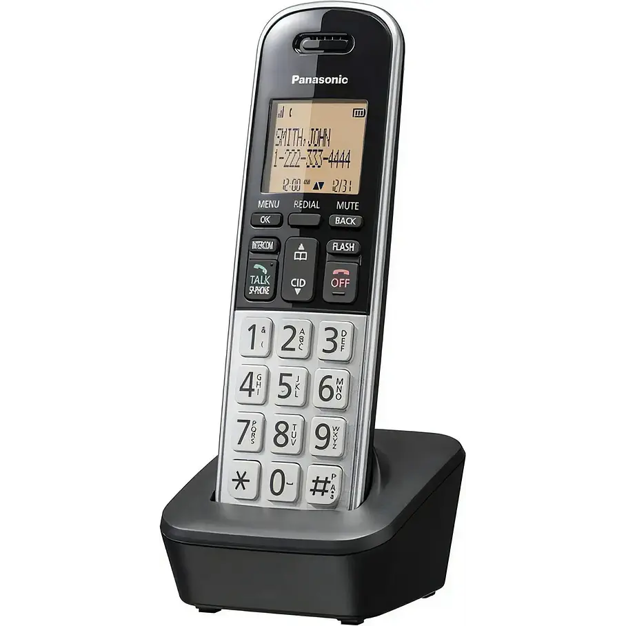 Teléfono Inalámbrico Con Dect 6.0, Pantalla Lcd Panasonic 1