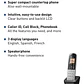 Pack DUO Teléfono Inalambrico Panasonic Bloqueo De Llamadas Altavoz Color Plateado - Miniatura 7