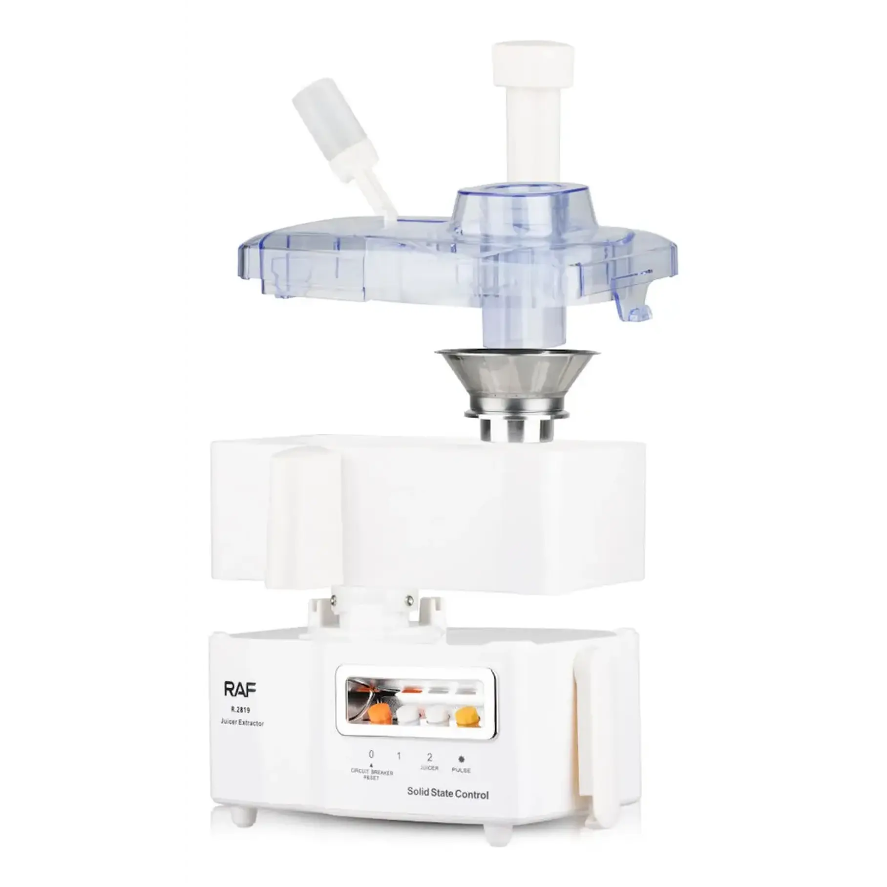 Juguera Raf Procesadores R.2819W Eléctrica Blanco 700 W 1.25 Lts  5