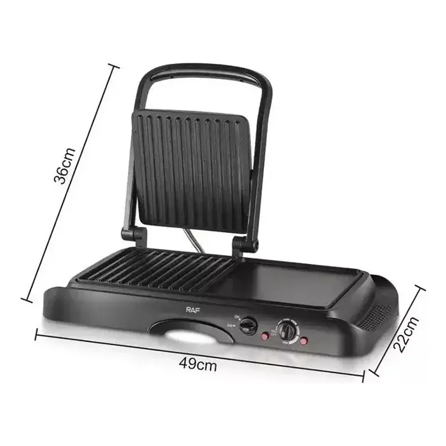 Plancha Panini Grill Maker Multifuncional 2 En 1 Raf R.2695 4
