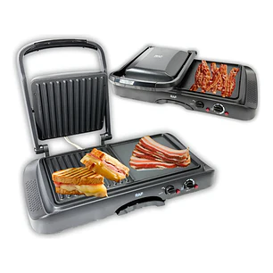 Plancha Panini Grill Maker Multifuncional 2 En 1 Raf R.2695