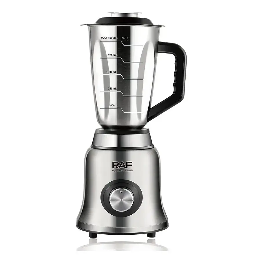 Licuadora Molinillo 2 En 1 De Acero Inoxidable 1.5 Lts R.2885 Raf Plateado 3