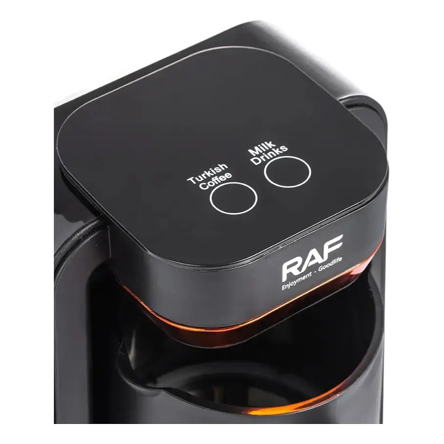 Cafetera Turca Eléctrica Raf R.147h Negro 500w Operación One Click 4