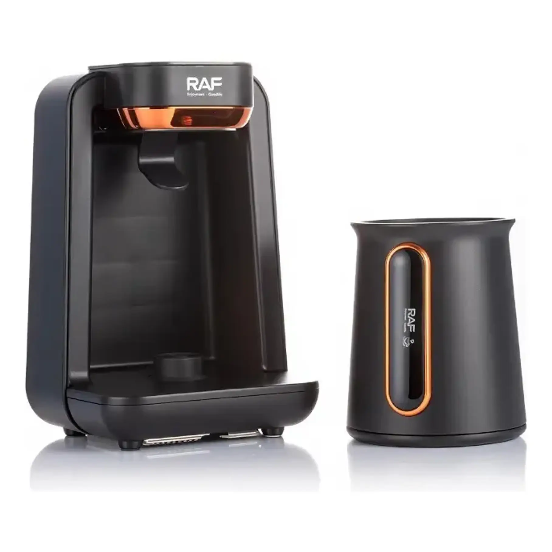Cafetera Turca Eléctrica Raf R.147h Negro 500w Operación One Click 6