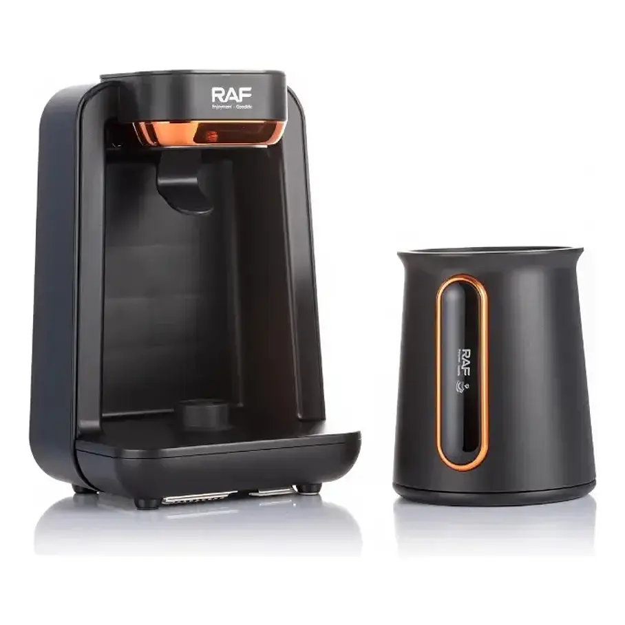 Cafetera Turca Eléctrica Raf R.147h Negro 500w Operación One Click 6