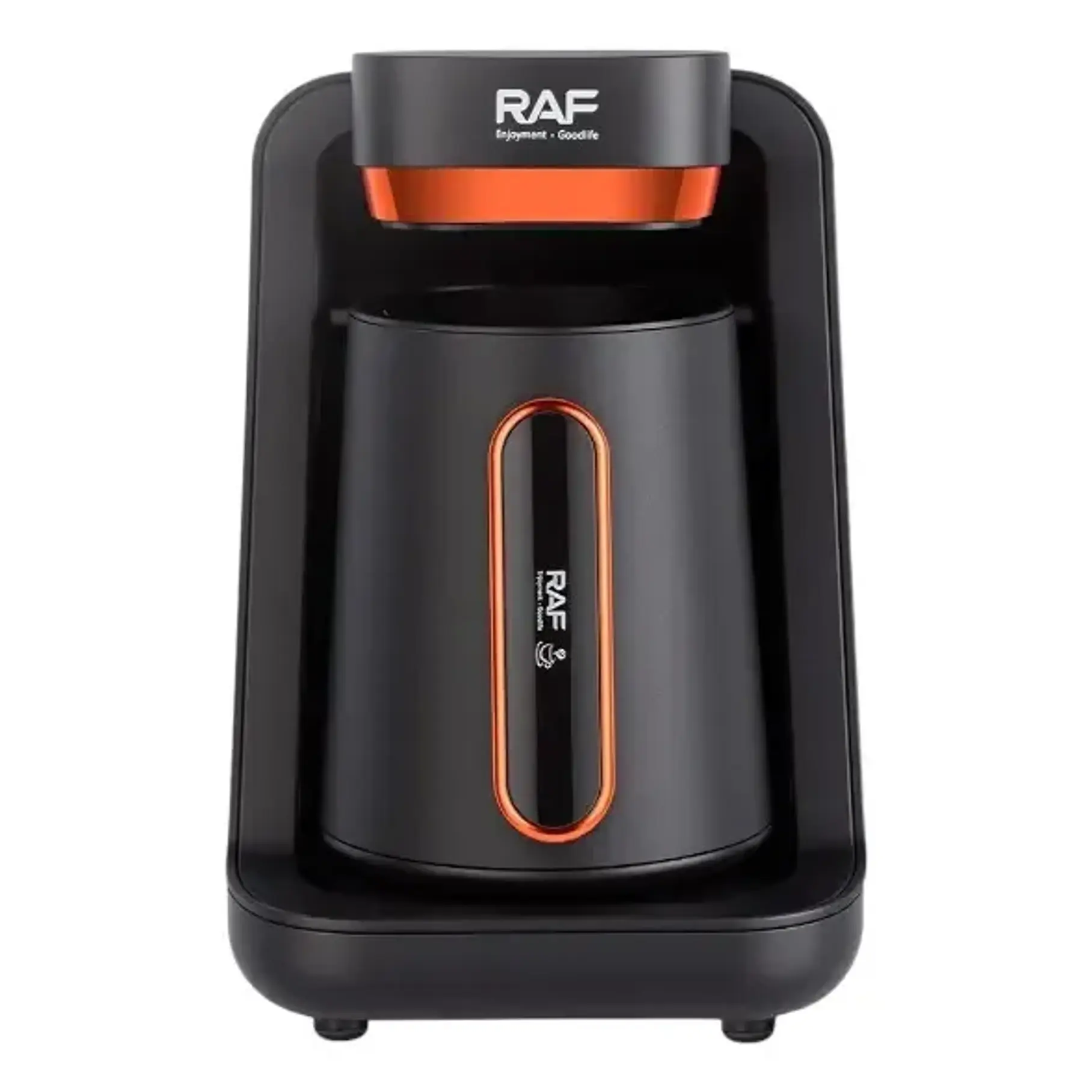 Cafetera Turca Eléctrica Raf R.147h Negro 500w Operación One Click 1