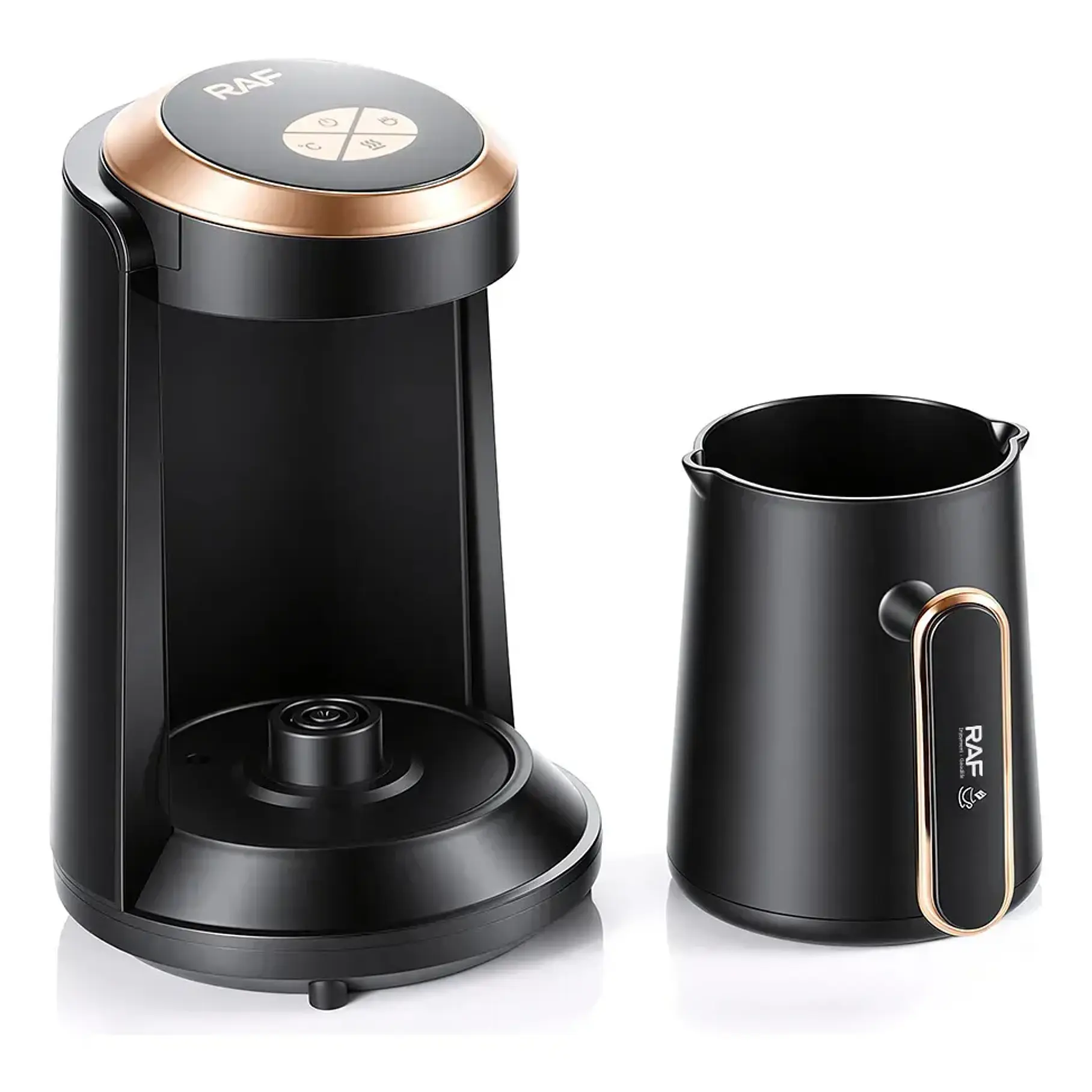 Cafetera Eléctrica Turca Hervidor 350ml Raf R.149 Negro 5