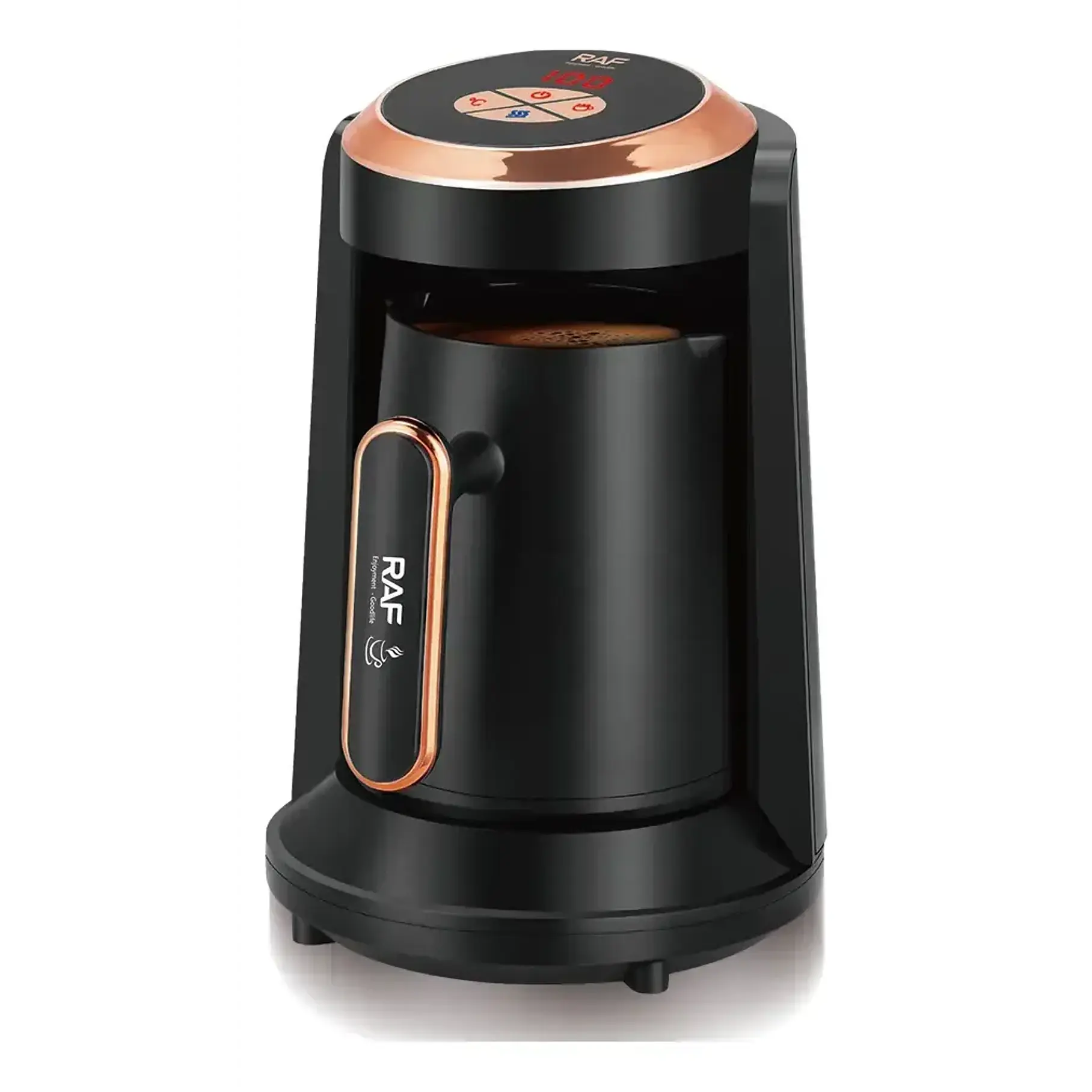 Cafetera Eléctrica Turca Hervidor 350ml Raf R.149 Negro 1