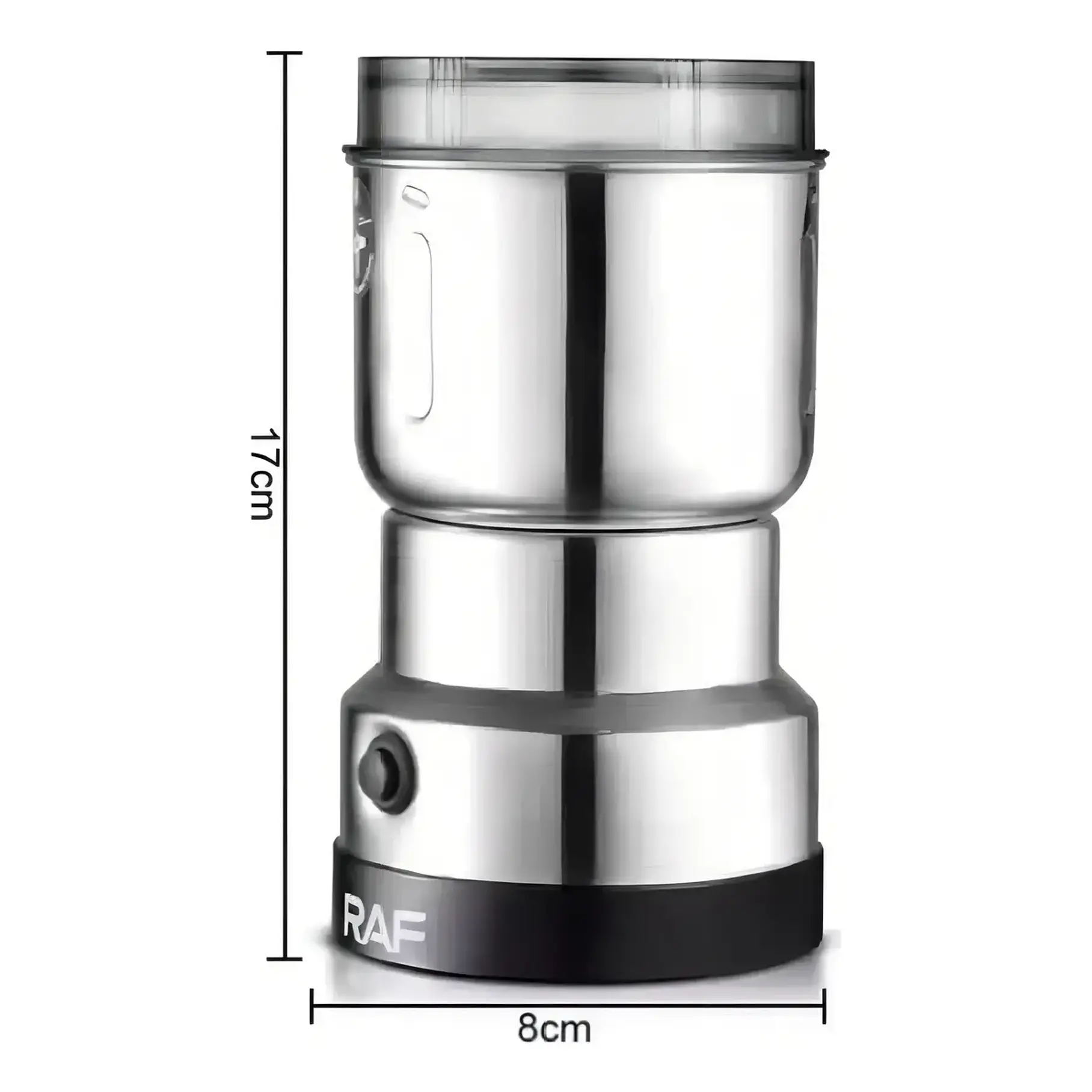 Molino Eléctrico Pulverizador Cafe Especies Cocina Raf Color Plateado R7114  4