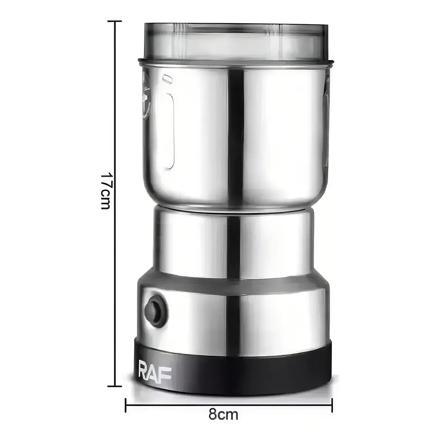 Molino Eléctrico Pulverizador Cafe Especies Cocina Raf Color Plateado R7114  4