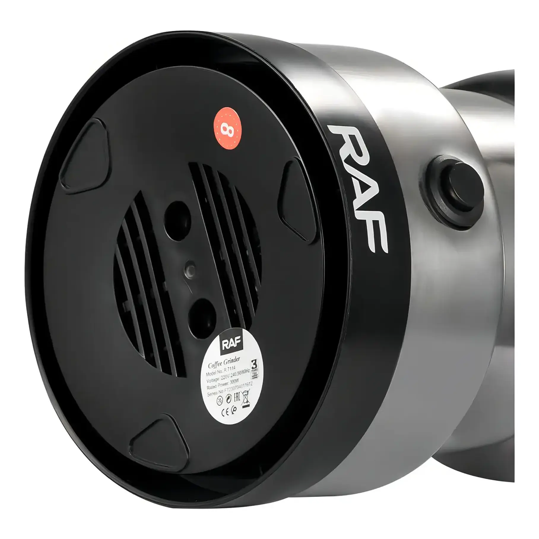 Molino Eléctrico Pulverizador Cafe Especies Cocina Raf Color Plateado R7114  7