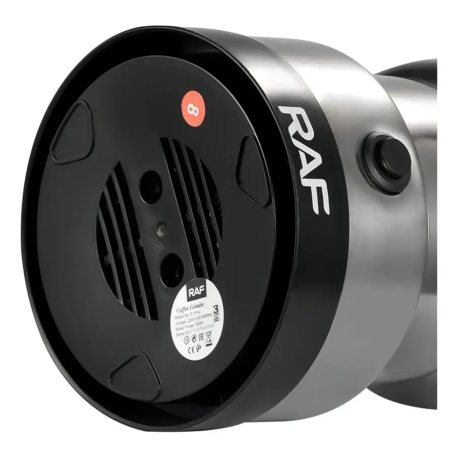Molino Eléctrico Pulverizador Cafe Especies Cocina Raf Color Plateado R7114  7