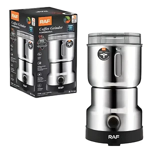 Molino Eléctrico Pulverizador Cafe Especies Cocina Raf Color Plateado R7114 