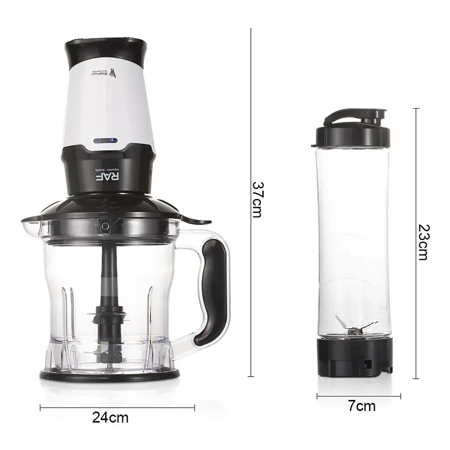 Licuadora Triturador 2 En 1 350w 1,5 Litros Raf R.2905 Negro 3