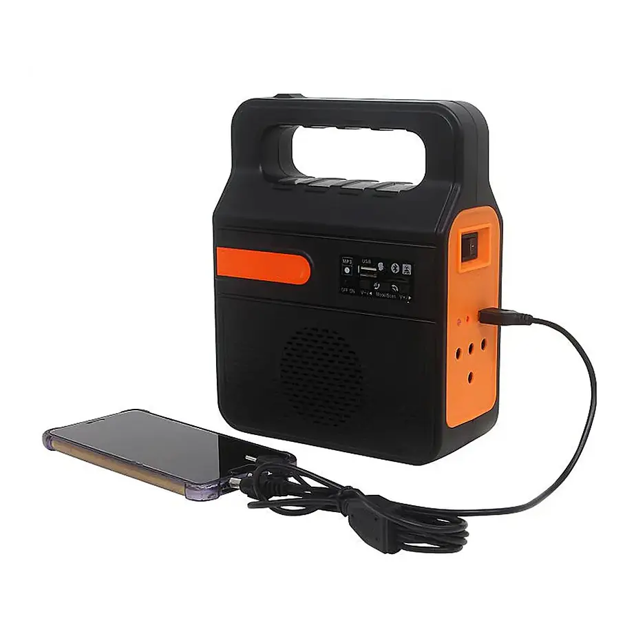 Kit Emergencia Solar Luces Led Radio Recargable 3 Ampolletas Kit Camping Cargador De Celular Radio Panel Solar 2RL YOBOLIFE 4