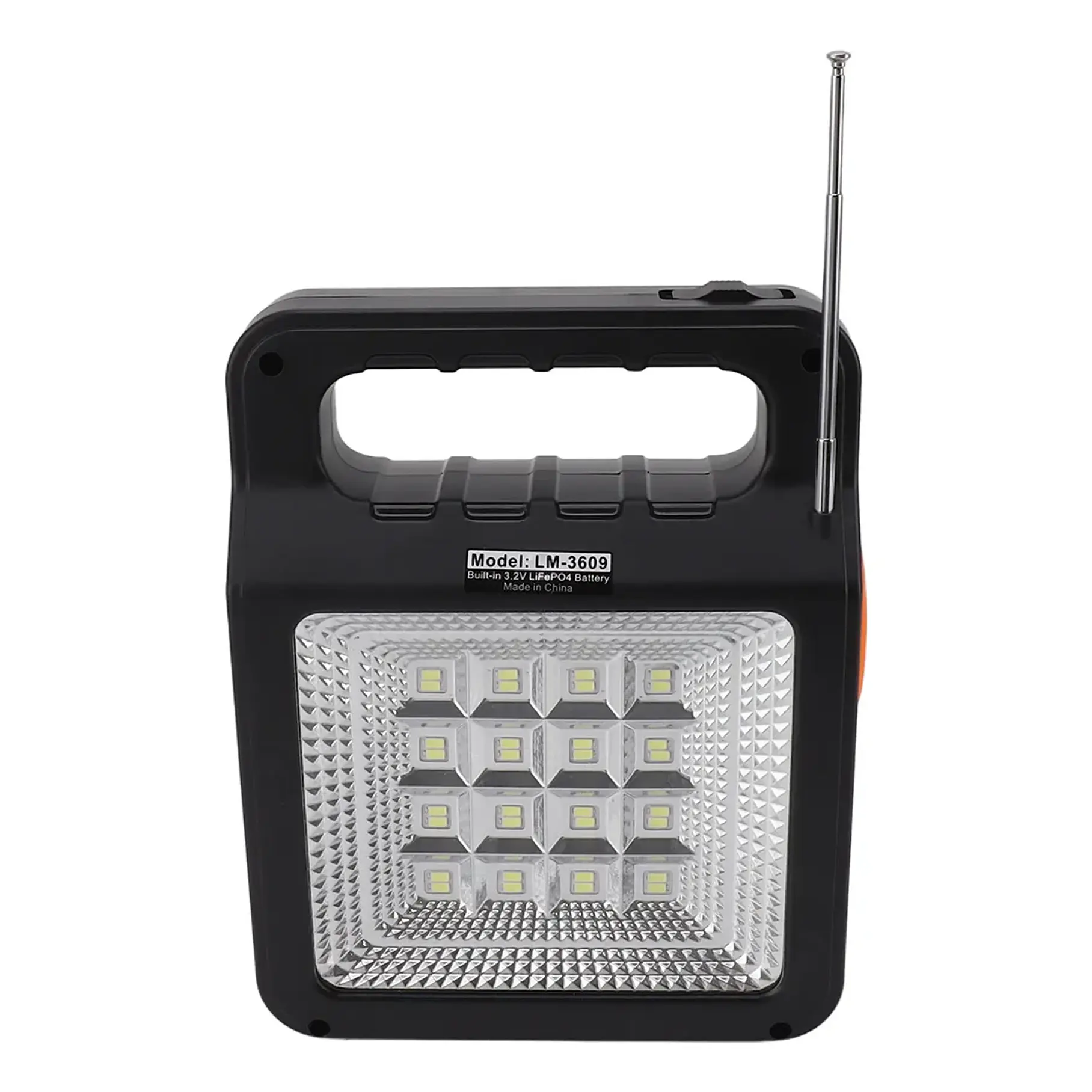 Kit Emergencia Solar Luces Led Radio Recargable 3 Ampolletas Kit Camping Cargador De Celular Radio Panel Solar 2RL YOBOLIFE 5