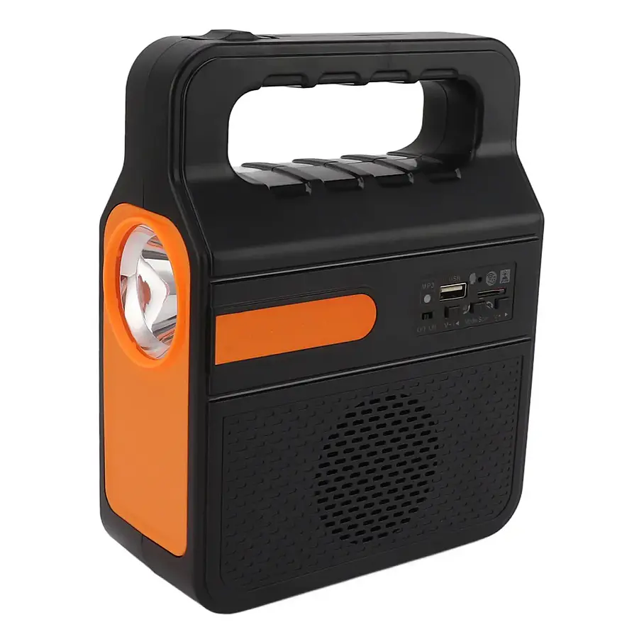 Kit Emergencia Solar Luces Led Radio Recargable 3 Ampolletas Kit Camping Cargador De Celular Radio Panel Solar 2RL YOBOLIFE 6