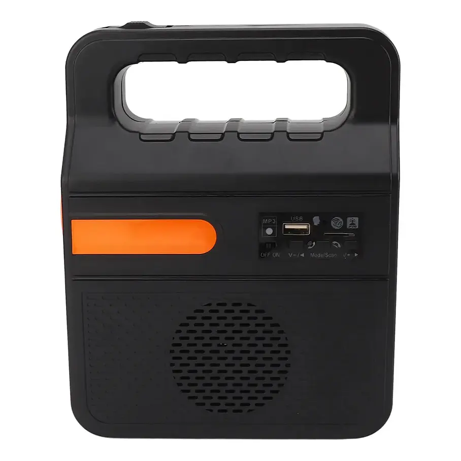 Kit Emergencia Solar Luces Led Radio Recargable 3 Ampolletas Kit Camping Cargador De Celular Radio Panel Solar 2RL YOBOLIFE 7