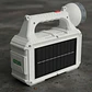 Kit Lámpara De Emergencia Solar Linterna Panel Solar Led Ambiental + 2 Lampara Ovalo Solar + Radio Puerto Usb Carga YXZ 2RL - Miniatura 7