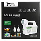 Kit Lámpara De Emergencia Solar Linterna Panel Solar Led Ambiental + 2 Lampara Ovalo Solar + Radio Puerto Usb Carga YXZ 2RL - Miniatura 10