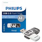 Pendrive Philips Vivid 32GB USB Rápido Y Confiable USB 2.0 Color Gris - Miniatura 2
