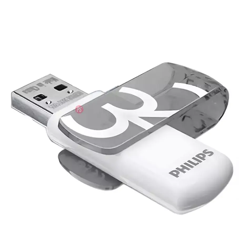 Pendrive Philips Vivid 32GB USB Rápido Y Confiable USB 2.0 Color Gris 3