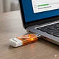 Pendrive Philips Vivid 4 GB USB Rápido Y Confiable USB 2.0 Color Naranja - Miniatura 2