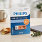 Pendrive Philips Vivid 4 GB USB Rápido Y Confiable USB 2.0 Color Naranja - Miniatura 3