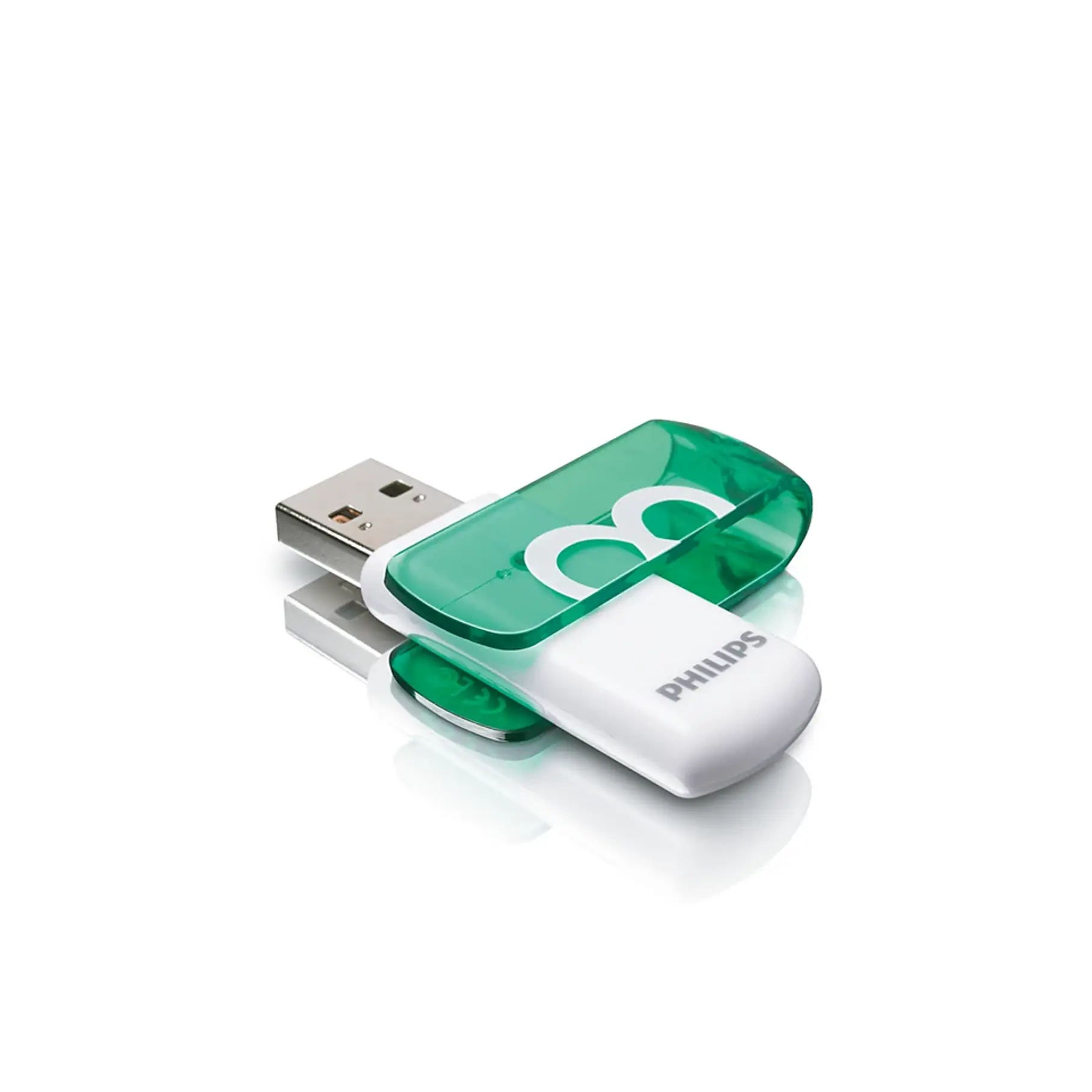 Pendrive Philips Vivid 8 GB USB Rápido Y Confiable USB 2.0 Color Verde High Speed 2