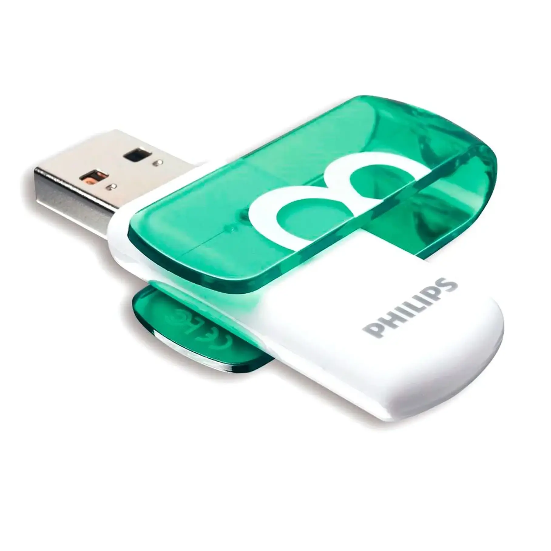Pendrive Philips Vivid 8 GB USB Rápido Y Confiable USB 2.0 Color Verde High Speed 4