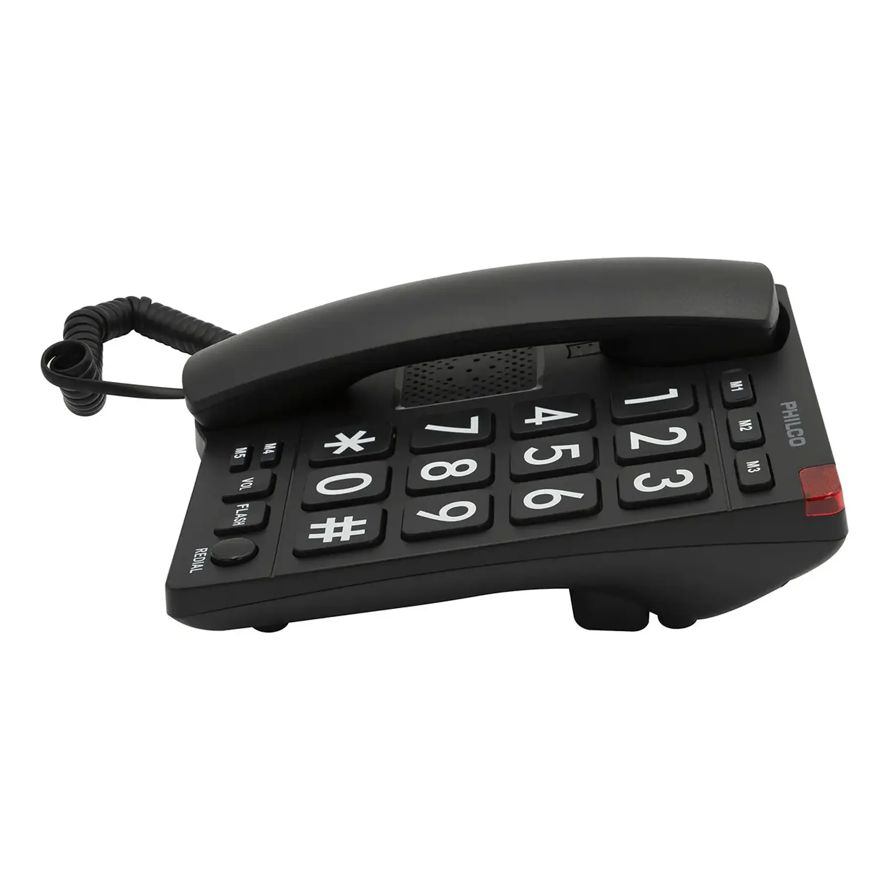 Telefono De Sobremesa Fijo Números Grandes 170bk Negro, Philco Negro 4