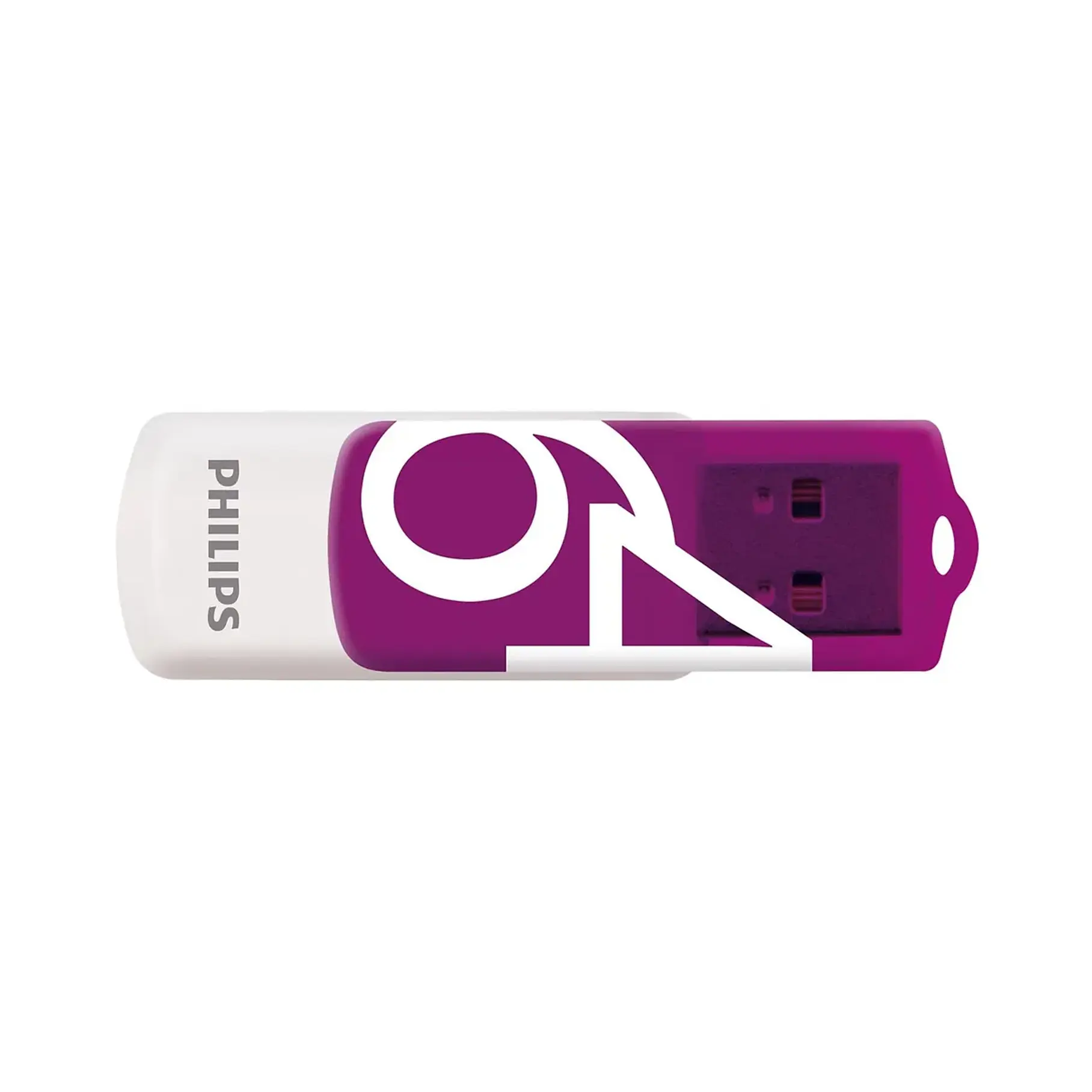 Pendrive Philips Vivid 64 GB USB Rápido Y Confiable USB 2.0 Color Morado High Speed 3